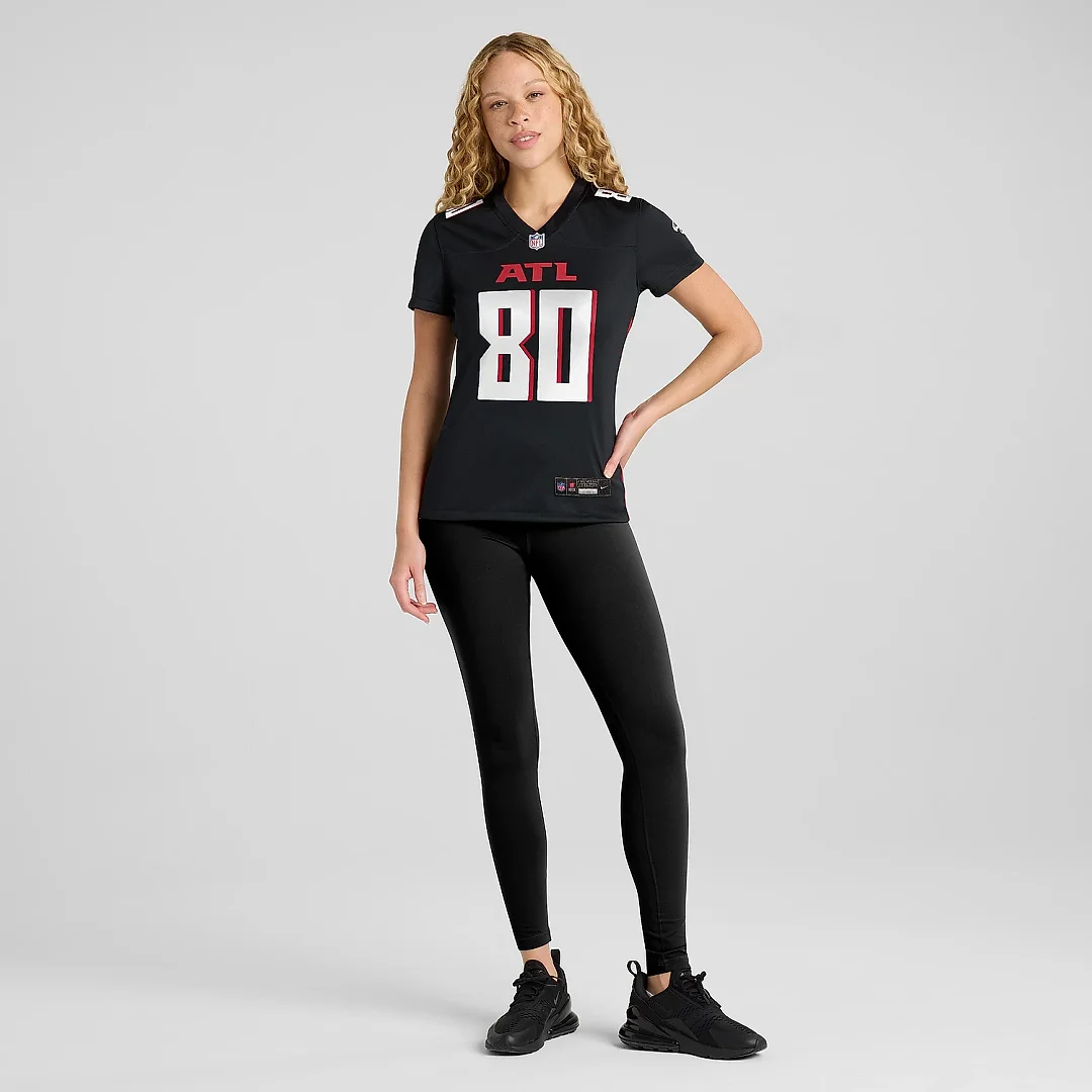 Zennovawear Women's Atlanta Falcons Josh Ali Black Team Game Jersey