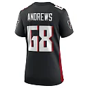Zennovawear Women's Atlanta Falcons Josh Andrews Black Game Player Jersey