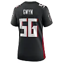 Zennovawear Women's Atlanta Falcons Jovaughn Gwyn Black Team Game Jersey