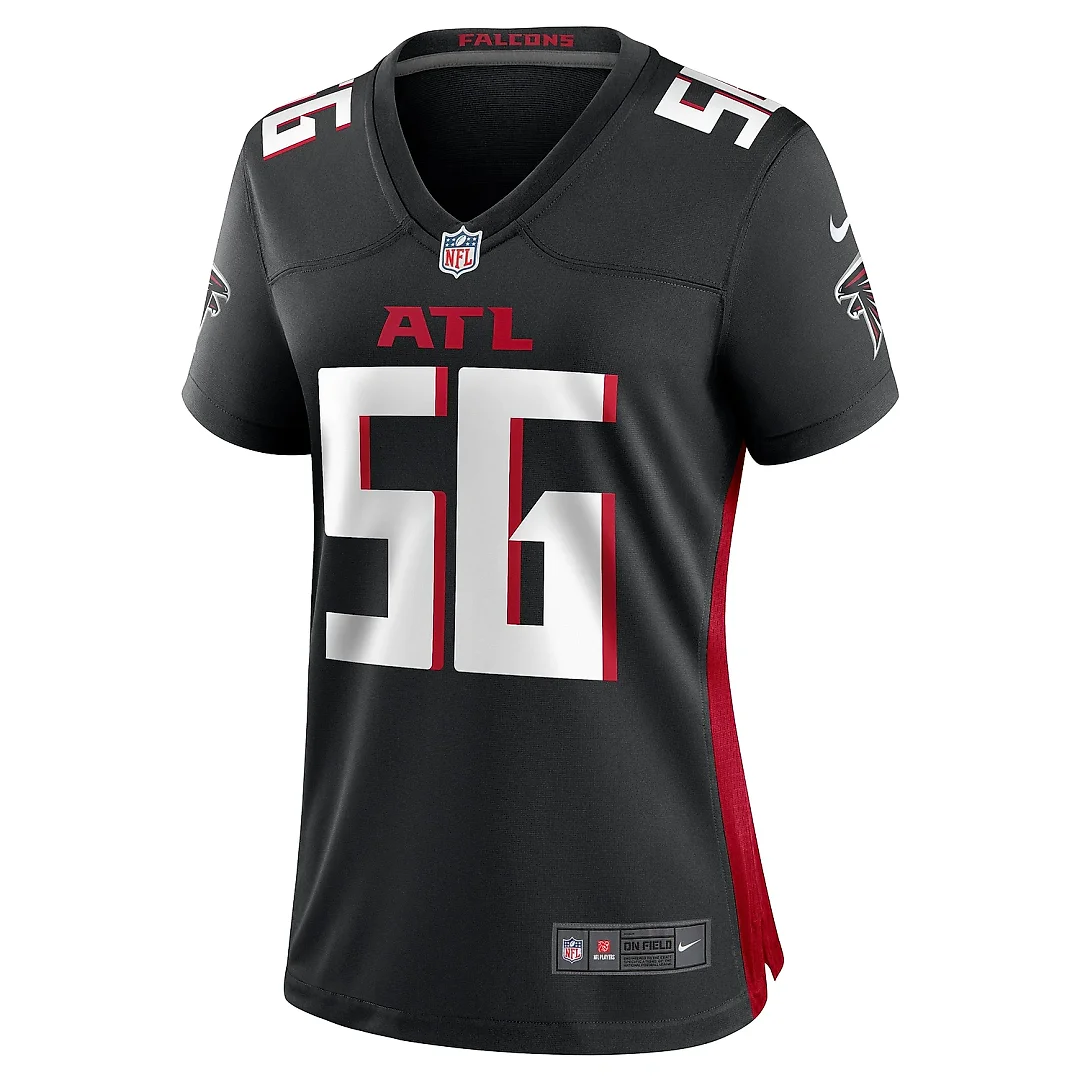 Zennovawear Women's Atlanta Falcons Jovaughn Gwyn Black Team Game Jersey