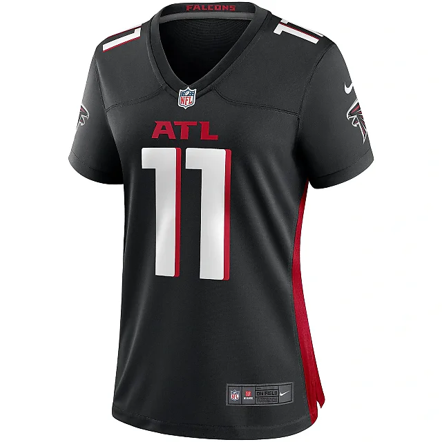 Zennovawear Women's Atlanta Falcons Julio Jones Black Game Jersey