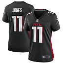 Zennovawear Women's Atlanta Falcons Julio Jones Black Game Jersey