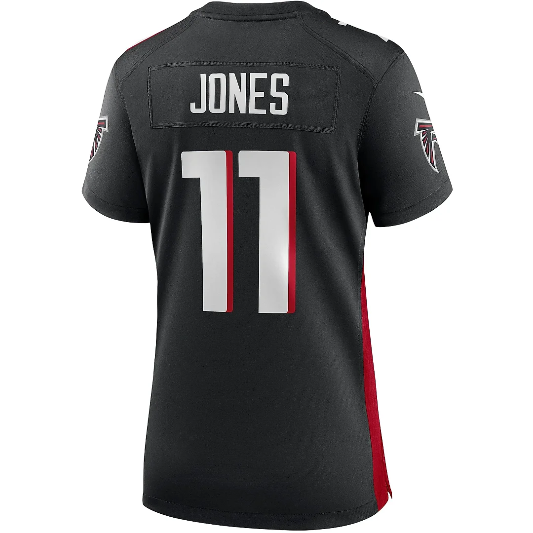 Zennovawear Women's Atlanta Falcons Julio Jones Black Game Jersey