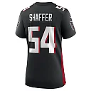 Zennovawear Women's Atlanta Falcons Justin Shaffer Black Game Jersey