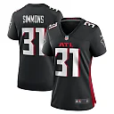 Zennovawear Women's Atlanta Falcons Justin Simmons Black Game Jersey