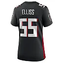 Zennovawear Women's Atlanta Falcons Kaden Elliss Black Game Player Jersey