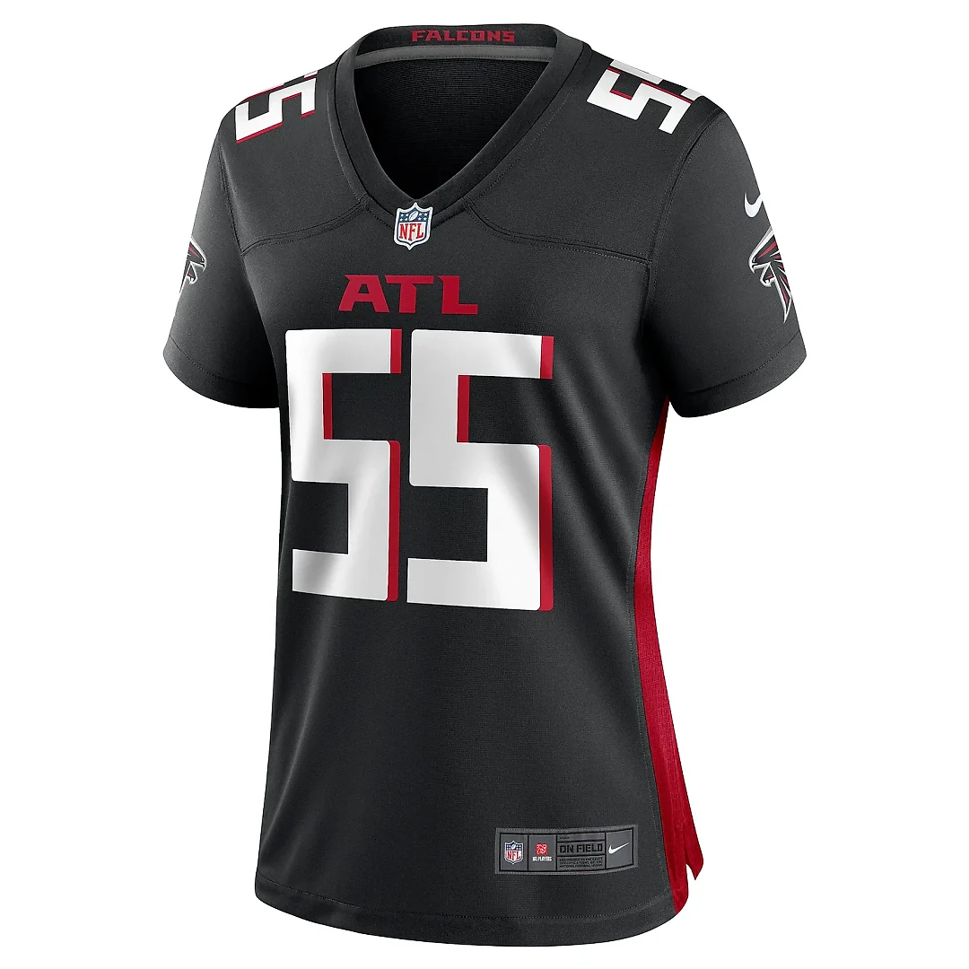 Zennovawear Women's Atlanta Falcons Kaden Elliss Black Game Player Jersey