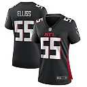 Zennovawear Women's Atlanta Falcons Kaden Elliss Black Game Player Jersey