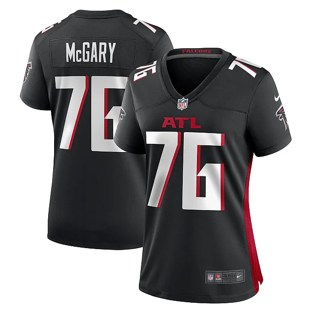 Zennovawear Women's Atlanta Falcons Kaleb McGary Black Game Jersey