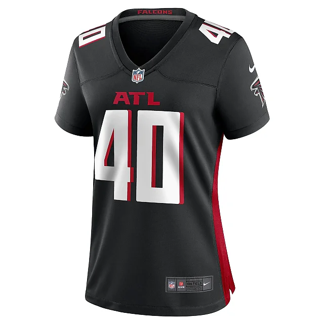 Zennovawear Women's Atlanta Falcons Keith Smith Black Game Jersey