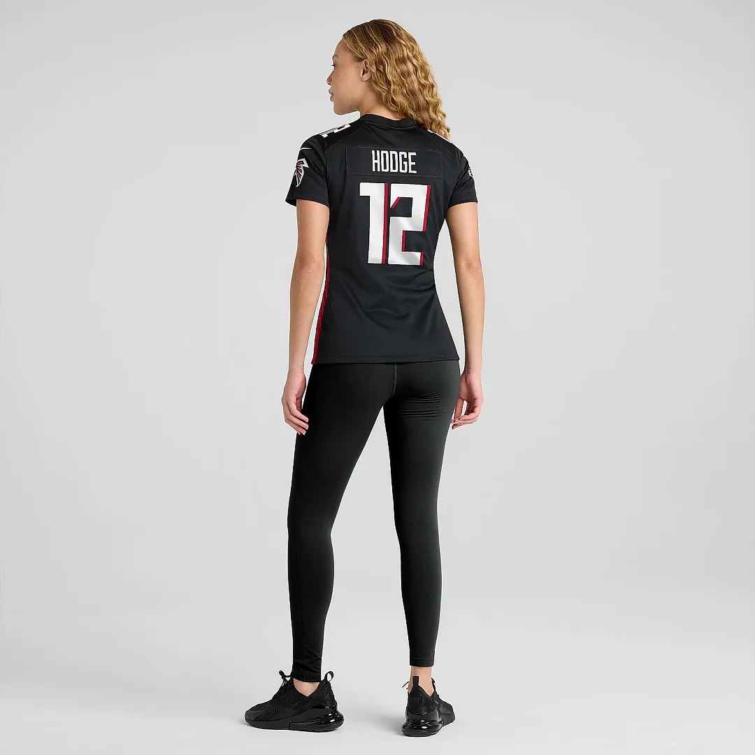 Zennovawear Women's Atlanta Falcons KhaDarel Hodge Black Game Jersey