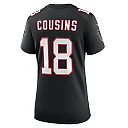 Zennovawear Women's Atlanta Falcons Kirk Cousins Black Alternate Game Jersey