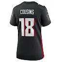 Zennovawear Women's Atlanta Falcons Kirk Cousins Black Game Player Jersey