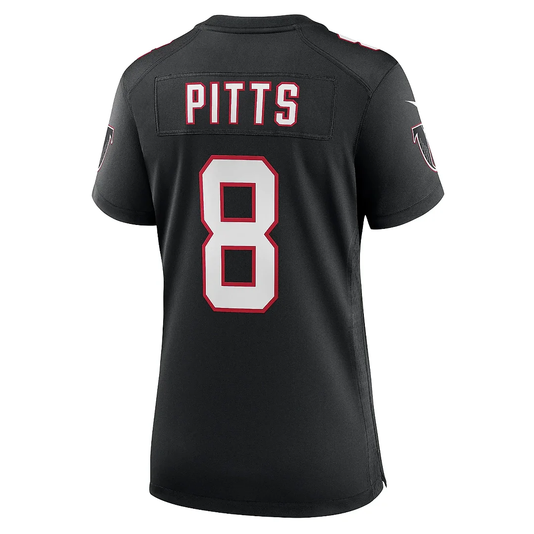 Zennovawear Women's Atlanta Falcons Kyle Pitts Black Game Jersey