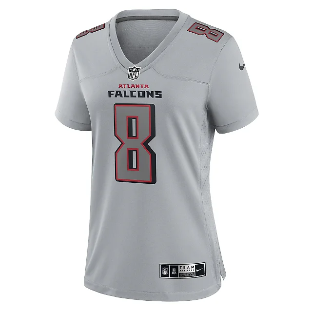 Zennovawear Women's Atlanta Falcons Kyle Pitts Gray Atmosphere Fashion Game Jersey