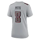 Zennovawear Women's Atlanta Falcons Kyle Pitts Gray Atmosphere Fashion Game Jersey