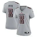 Zennovawear Women's Atlanta Falcons Kyle Pitts Gray Atmosphere Fashion Game Jersey