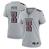 Zennovawear Women's Atlanta Falcons Kyle Pitts Gray Atmosphere Fashion Game Jersey