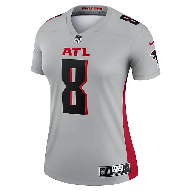 Zennovawear Women's Atlanta Falcons Kyle Pitts Gray Inverted Legend Player Performance Top