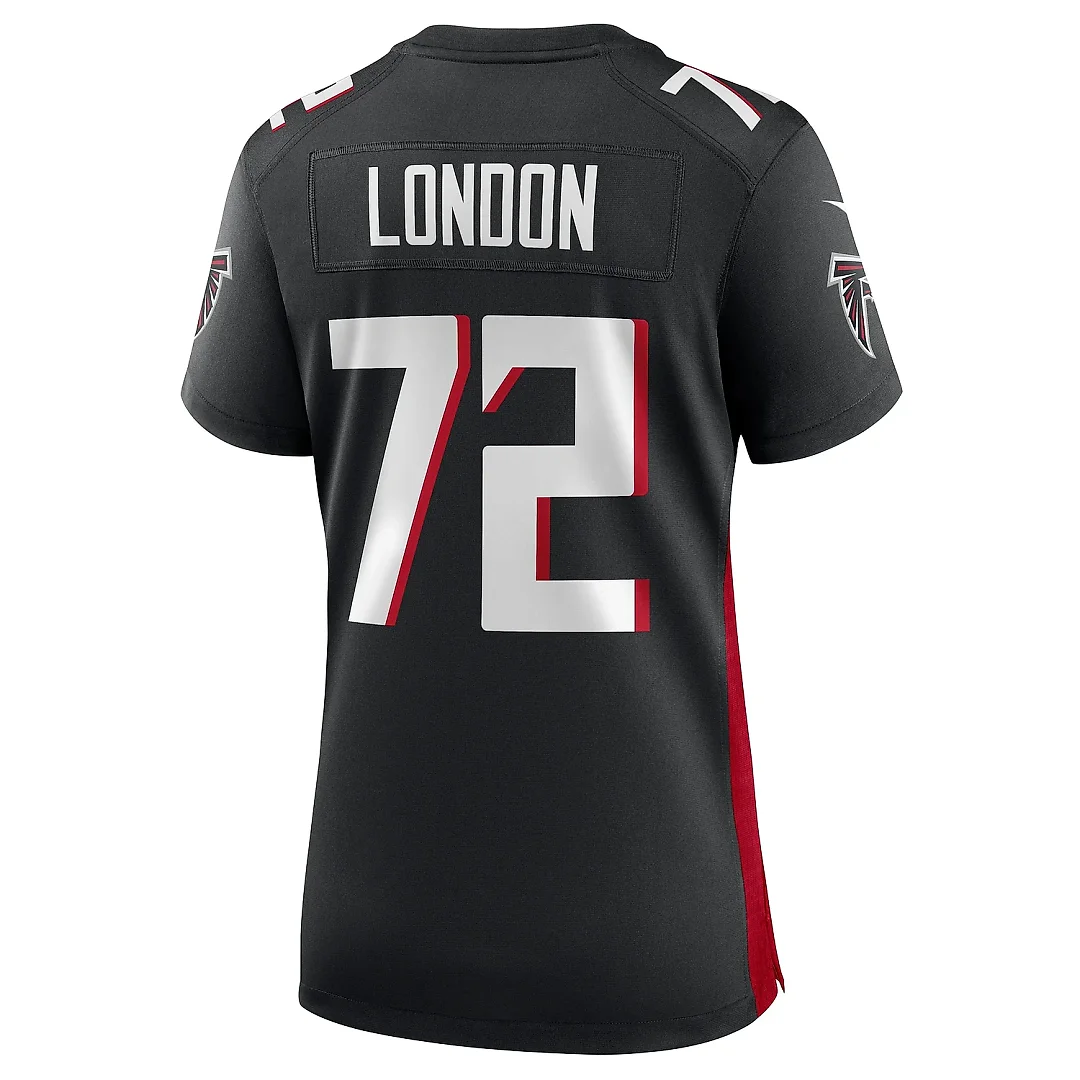 Zennovawear Women's Atlanta Falcons LaCale London Black Game Jersey
