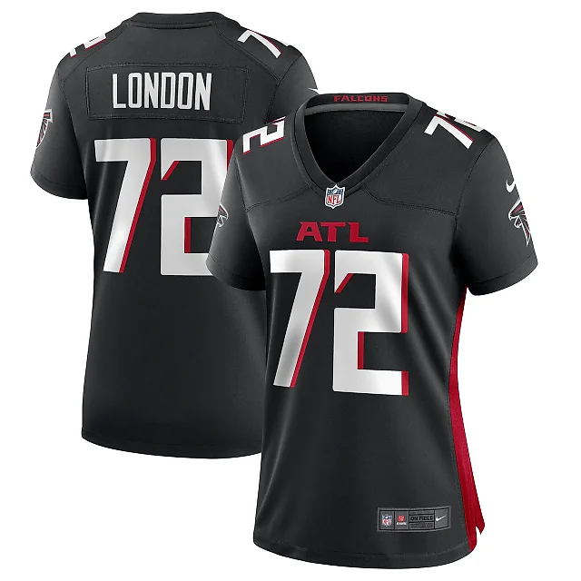 Zennovawear Women's Atlanta Falcons LaCale London Black Game Jersey