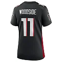 Zennovawear Women's Atlanta Falcons Logan Woodside Black Team Game Jersey