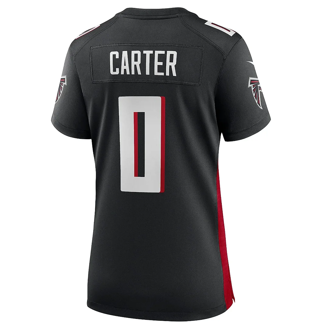 Zennovawear Women's Atlanta Falcons Lorenzo Carter Black Game Player Jersey