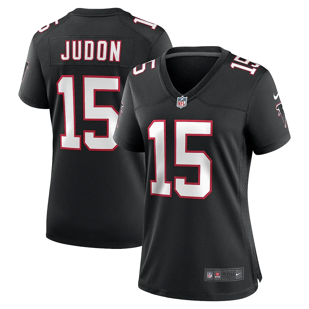 Zennovawear Women's Atlanta Falcons Matthew Judon Black Player Game Jersey