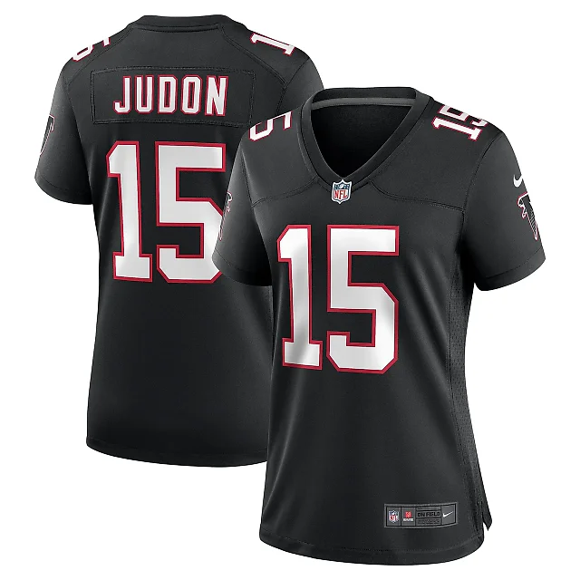 Zennovawear Women's Atlanta Falcons Matthew Judon Black Player Game Jersey