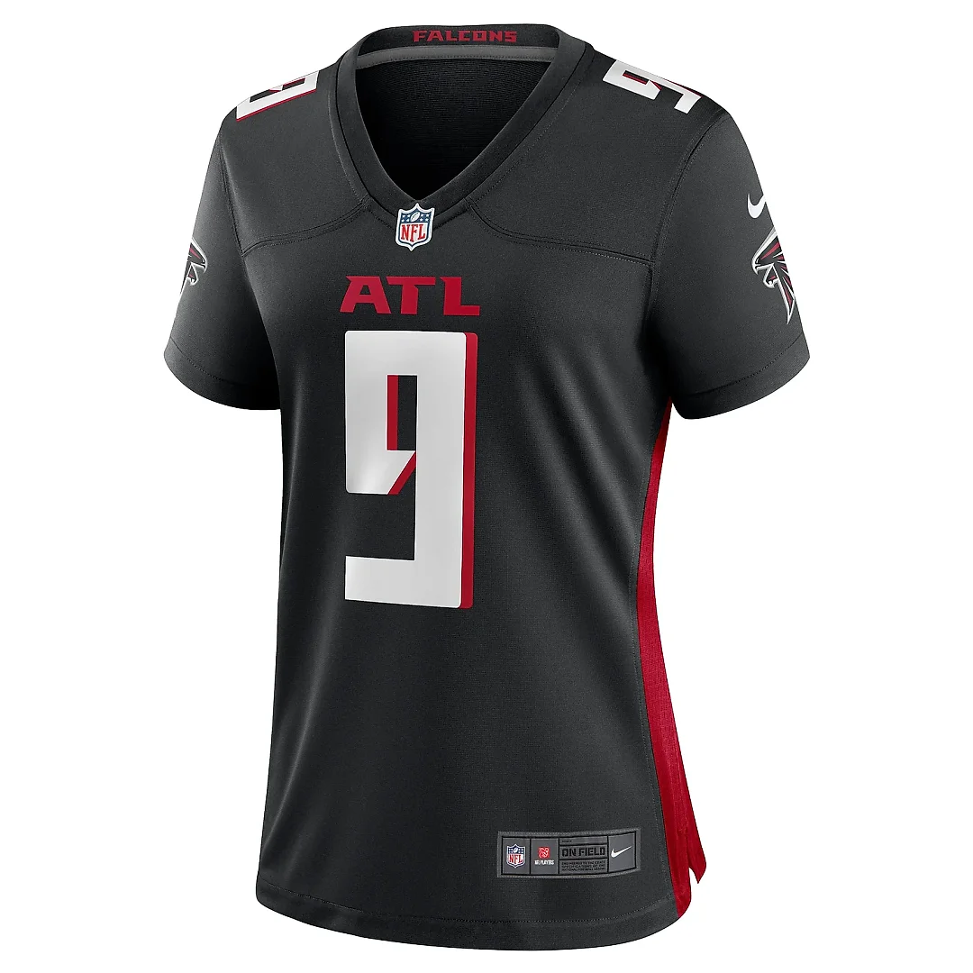 Zennovawear Women's Atlanta Falcons Michael Penix Jr. Black Game Jersey