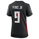 Zennovawear Women's Atlanta Falcons Michael Penix Jr. Black Game Jersey