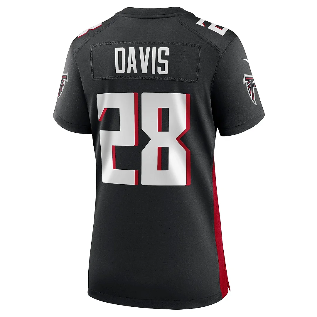 Zennovawear Women's Atlanta Falcons Mike Davis Black Game Player Jersey