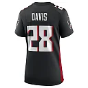 Zennovawear Women's Atlanta Falcons Mike Davis Black Game Player Jersey