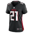 Zennovawear Women's Atlanta Falcons Mike Hughes Black Game Player Jersey