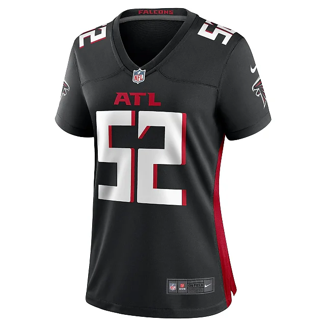 Zennovawear Women's Atlanta Falcons Milo Eifler Black Game Jersey