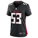 Zennovawear Women's Atlanta Falcons Nate Landman Black Team Game Jersey