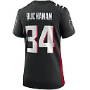 Zennovawear Women's Atlanta Falcons Ray Buchanan Black Game Retired Player Jersey