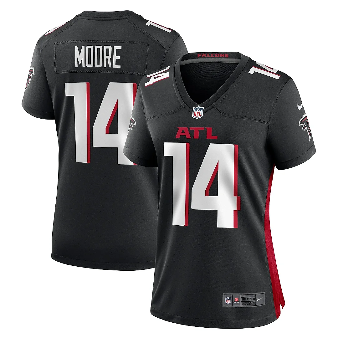 Zennovawear Women's Atlanta Falcons Rondale Moore Black Game Jersey