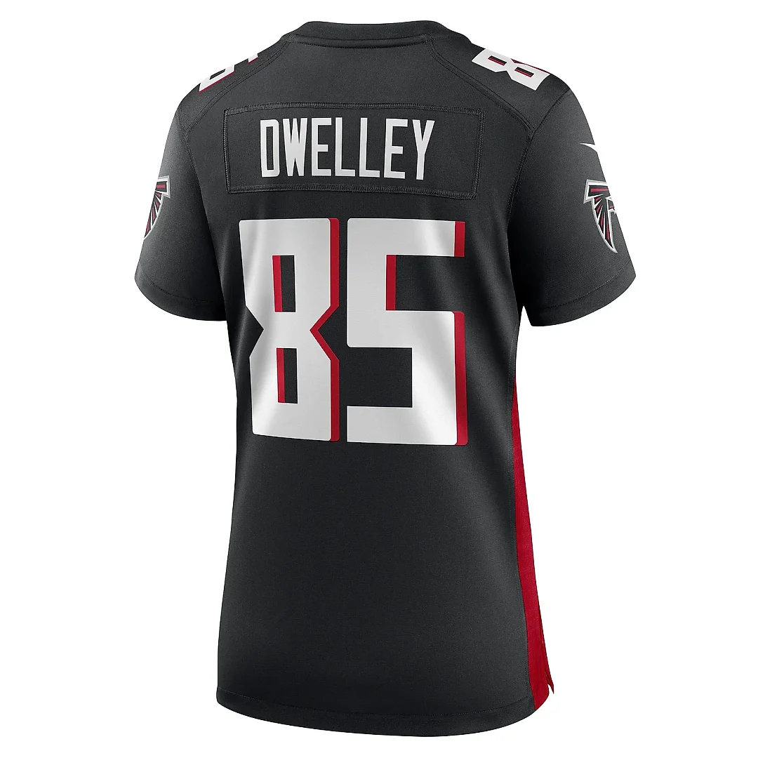 Zennovawear Women's Atlanta Falcons Ross Dwelley Black Game Jersey