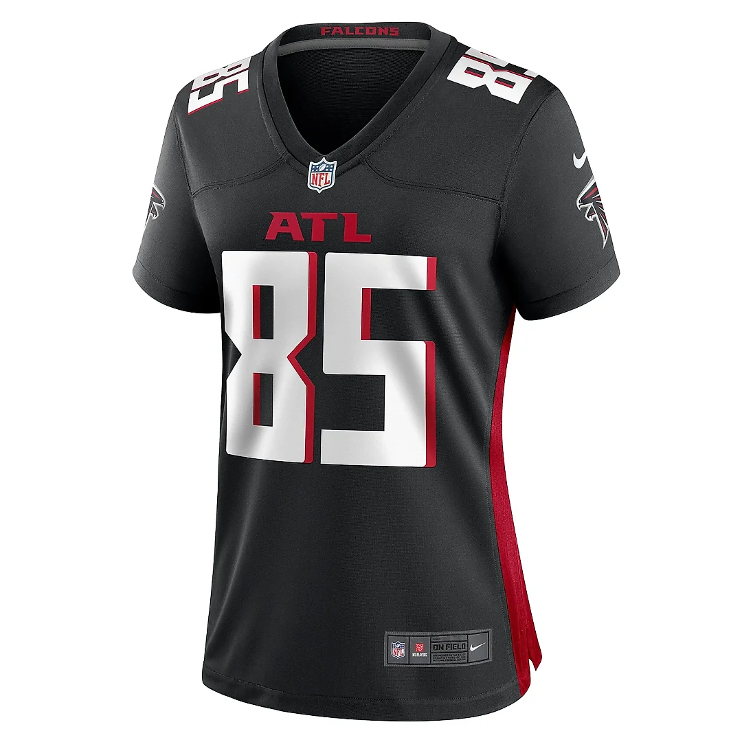 Zennovawear Women's Atlanta Falcons Ross Dwelley Black Game Jersey