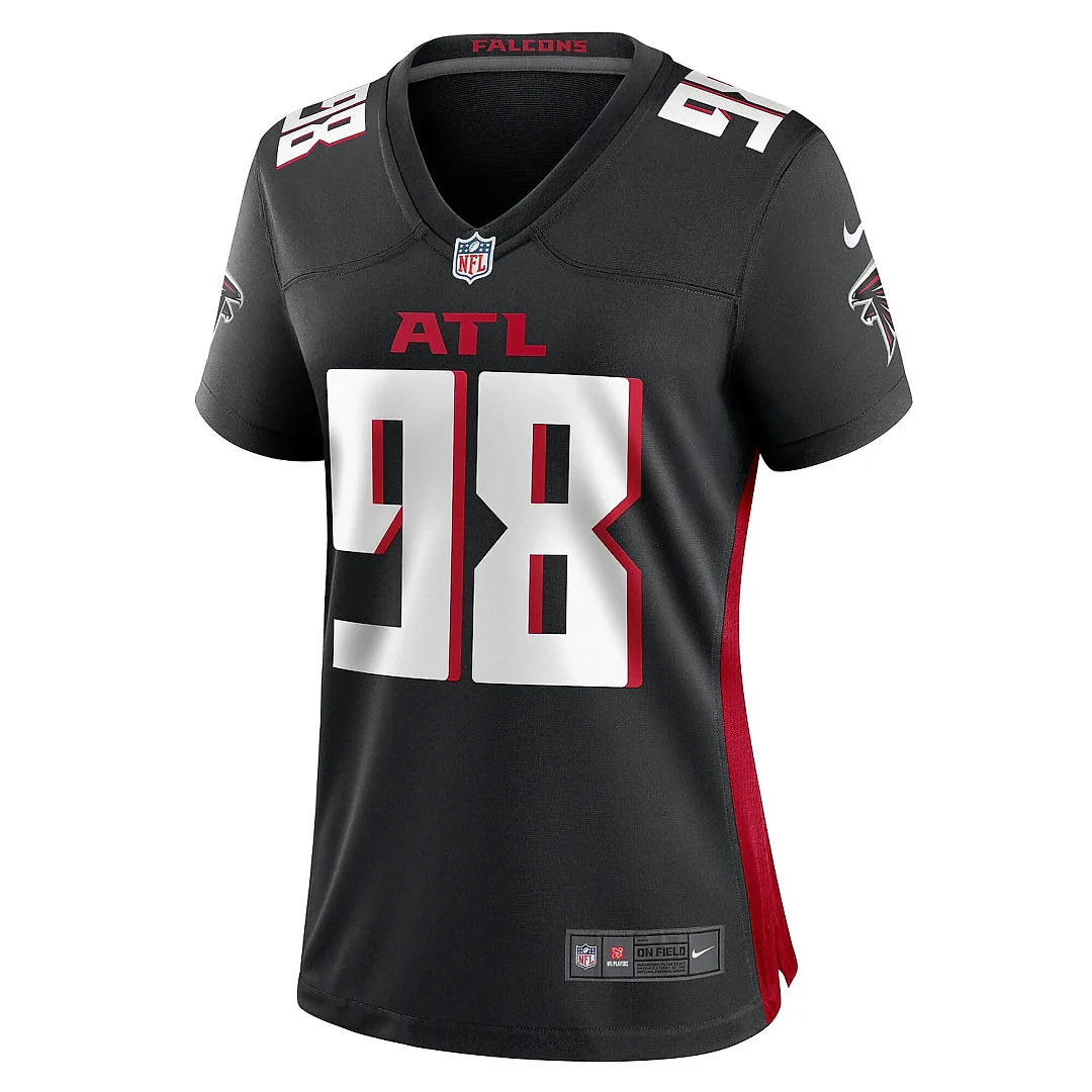 Zennovawear Women's Atlanta Falcons Ruke Orhorhoro Black Game Jersey