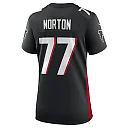 Zennovawear Women's Atlanta Falcons Storm Norton Black Game Jersey