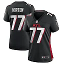 Zennovawear Women's Atlanta Falcons Storm Norton Black Game Jersey