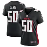 Zennovawear Women's Atlanta Falcons Tae Davis Black Team Game Jersey