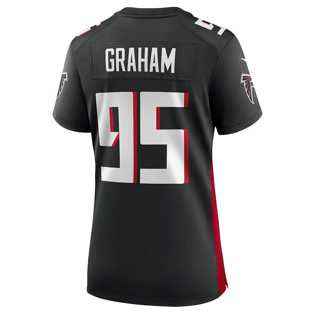 Zennovawear Women's Atlanta Falcons Ta'Quon Graham Black Game Jersey