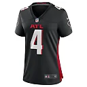 Zennovawear Women's Atlanta Falcons Taylor Heinicke Black Game Player Jersey