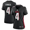 Zennovawear Women's Atlanta Falcons Taylor Heinicke Black Game Player Jersey