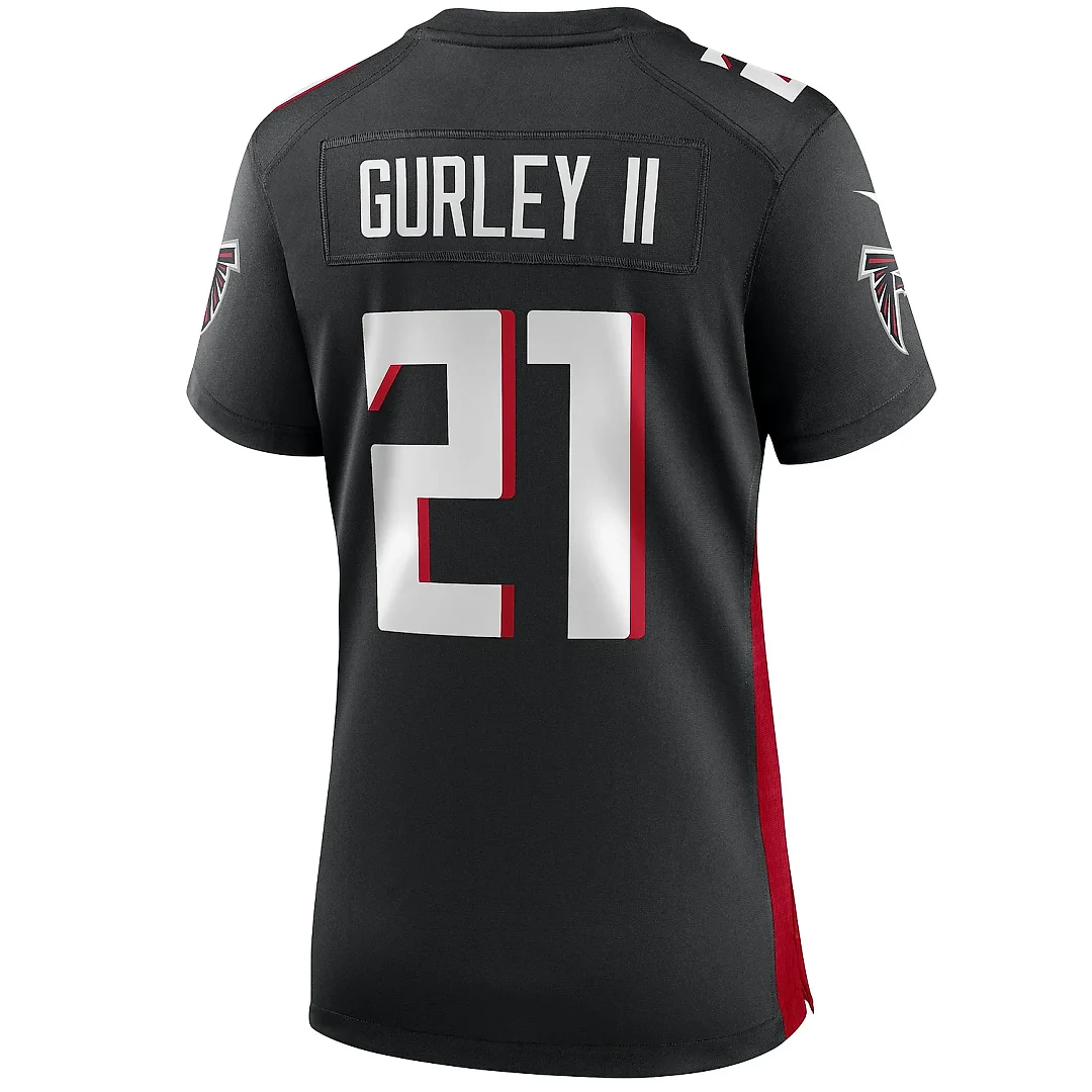 Zennovawear Women's Atlanta Falcons Todd Gurley II Black Game Jersey