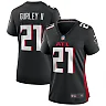 Zennovawear Women's Atlanta Falcons Todd Gurley II Black Game Jersey