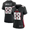 Zennovawear Women's Atlanta Falcons Tony Gonzalez Black Game Retired Player Jersey